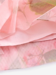 Baker by Ted Baker Pink Mesh Corsage Detail Dress - Image 10 of 10