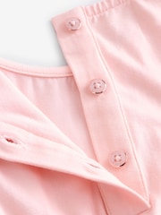 Baker by Ted Baker Pink Mesh Corsage Detail Dress - Image 9 of 10
