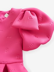 Baker by Ted Baker Bow Sleeve Embossed Scuba Dress - Image 10 of 11