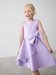 Baker by Ted Baker Bow Detail Embossed Scuba Dress - Image 1 of 13