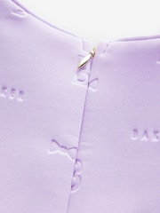 Baker by Ted Baker Bow Detail Embossed Scuba Dress - Image 13 of 13