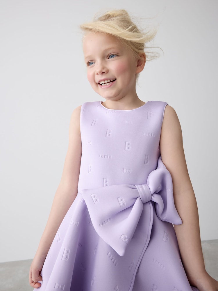 Baker by Ted Baker сукня Detail Embossed Scuba - Image 3 of 13