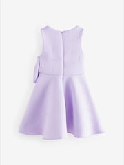 Baker by Ted Baker Bow Detail Embossed Scuba Dress - Image 9 of 13