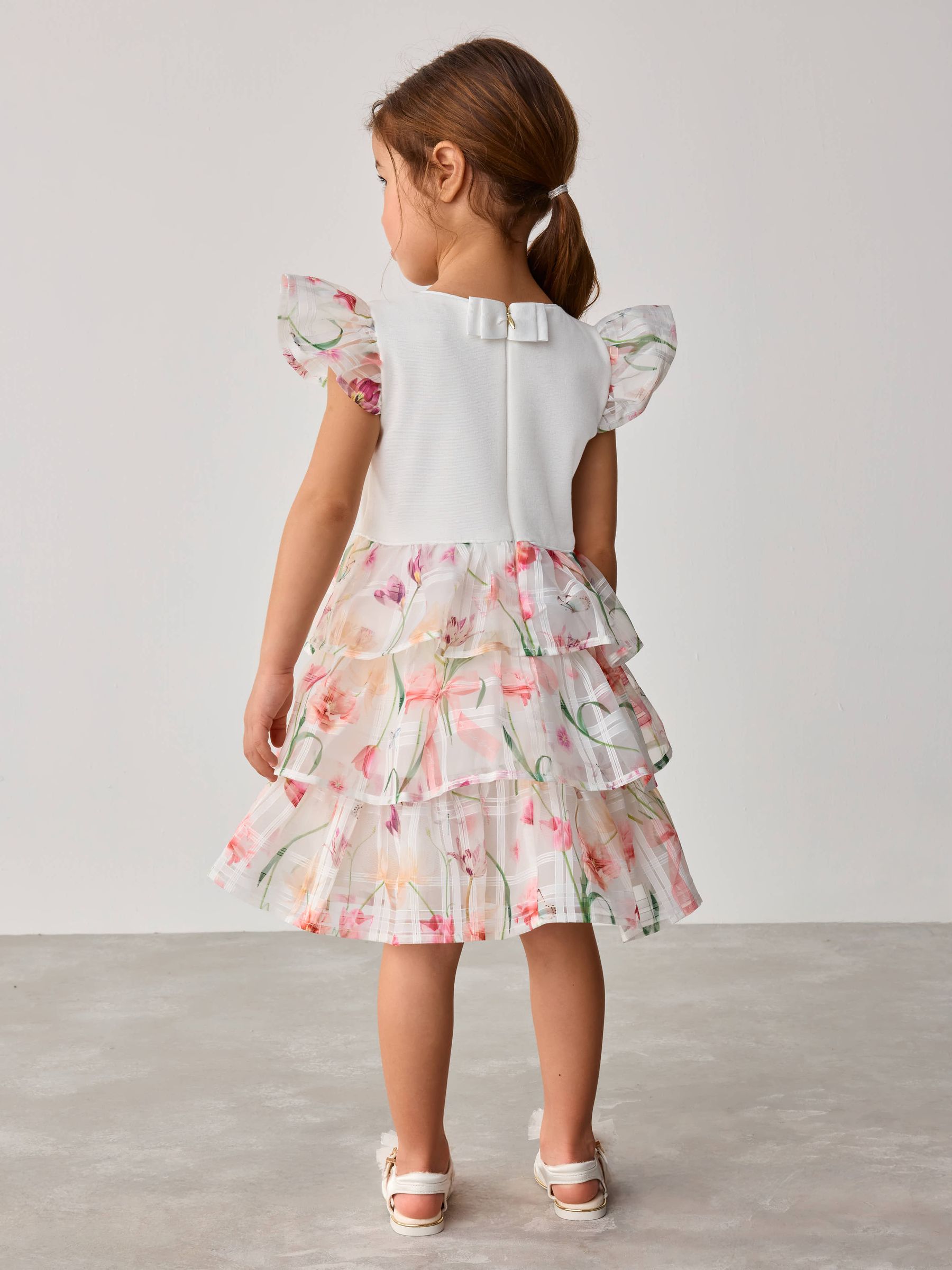 TED BAKERピンクパーティードレス TED BAKER ☆ ノースリーブワンピース Zaffron ビビッドピンク