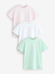 Baker By Ted Baker Oversized Graphic Print T-Shirts 3 Pack - Image 1 of 9