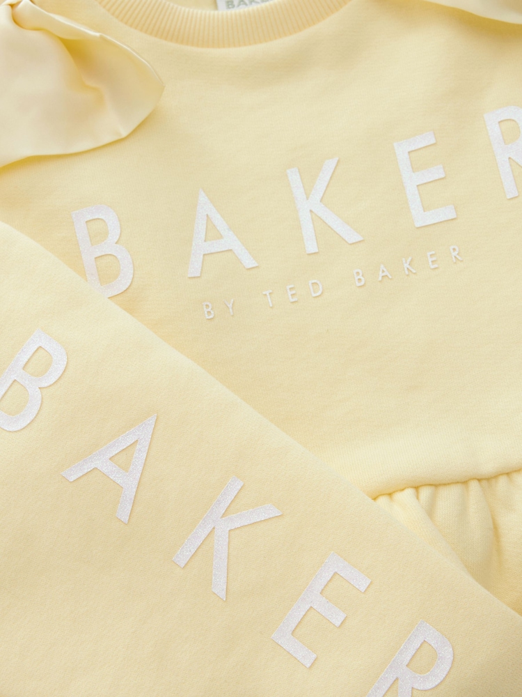 Baker by Ted Baker Satin Bow Sleeve Sweater and Joggers Set 2 Piece - Image 12 of 12
