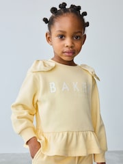 Baker by Ted Baker Satin Bow Sleeve Sweater and Joggers Set 2 Piece - Image 4 of 12
