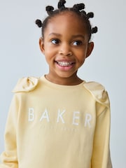 Baker by Ted Baker Satin Bow Sleeve Sweater and Joggers Set 2 Piece - Image 5 of 12