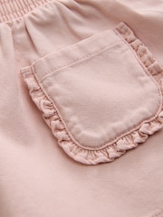 Baker by Ted Baker Pink Woven Frill 100% Cotton Jacket, T-Shirt and Cargo Skirt Set 3 Piece - Image 11 of 11