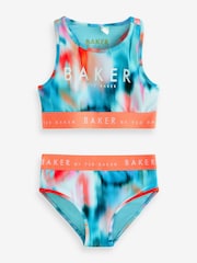 Baker by Ted Baker Blue Tie-Dye Bikini - Image 1 of 4