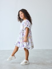 Baker by Ted Baker Multi Sequin Bubble Hem Puff Sleeve Dress - Image 2 of 10