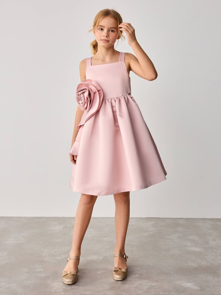 Baker by Ted Baker Satin Corsage Occasion Dress - Image 1 of 11 Baker by Ted Baker Satin Corsage Occasion Dress - Image 1 of 11
