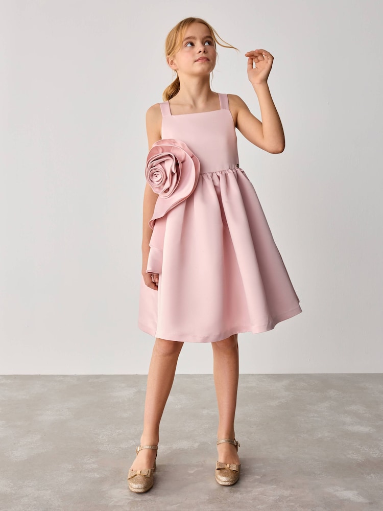 Baker by Ted Baker Satin Corsage Occasion Dress - Image 2 of 11 Baker by Ted Baker Satin Corsage Occasion Dress - Image 2 of 11