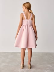 Baker by Ted Baker Satin Corsage Occasion Dress - Image 3 of 11