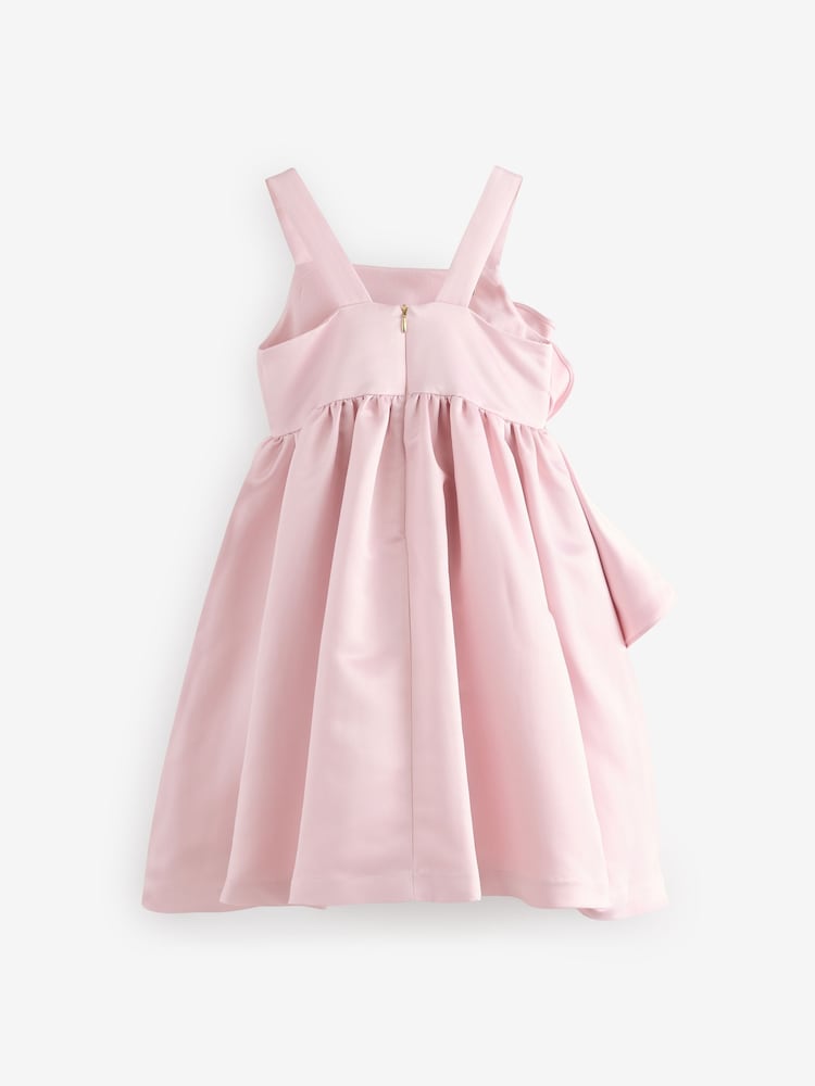 Baker by Ted Baker Satin Corsage Occasion Dress - Image 8 of 11