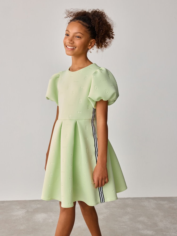 أخضر ليموني - فستان منقوش من Baker by Ted Baker - Image 4 of 5