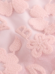 Baker by Ted Baker Pink All-Over Sequin Floral Pattern Dress - Image 12 of 14