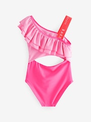 Baker by Ted Baker Pink Frill Swimsuit - Image 2 of 4
