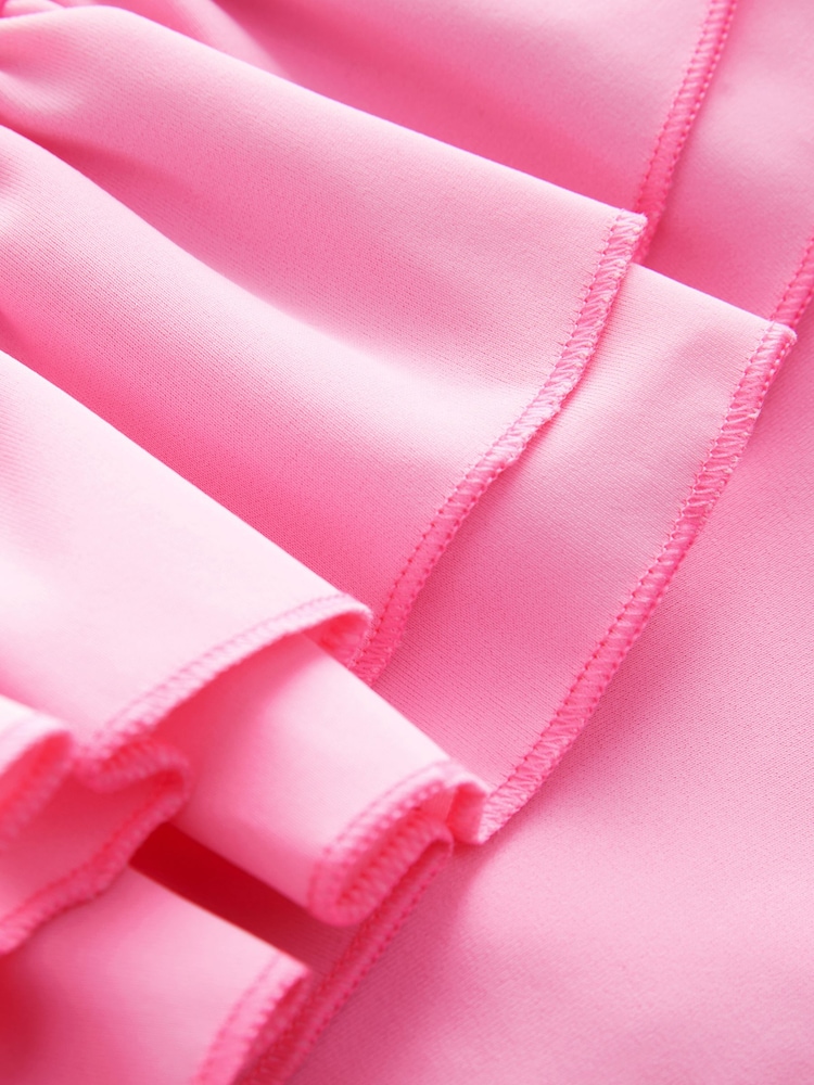 Baker by Ted Baker Pink Frill Swimsuit - Image 4 of 4