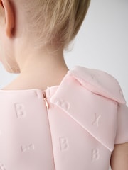 Rose pâle - Robe Baker by Ted Baker en néo-marine à nœud - Image 5 de 12