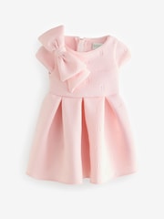 Rose pâle - Robe Baker by Ted Baker en néo-marine à nœud - Image 8 de 12