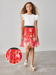 أحمر - فستان مورَّد على شكل طقم من Baker by Ted Baker - صورة 1 من 8