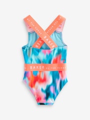 Baker by Ted Baker Blue Tie-Dye Swimsuit - Image 2 of 5