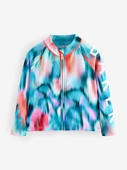 Baker by Ted Baker Blue Printed Rash Vest - Image 1 of 4