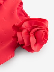 Baker by Ted Baker Rose Sleeve Detail Embossed Scuba Dress - Image 10 of 11