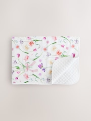 Baker by Ted Baker All Over Floral Print 100% Cotton Blanket - Image 1 of 4