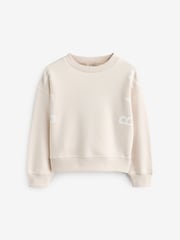 Baker by Ted Baker Pink/Cream Multi Crew Sweat Tops 2 Pack - Image 2 of 5