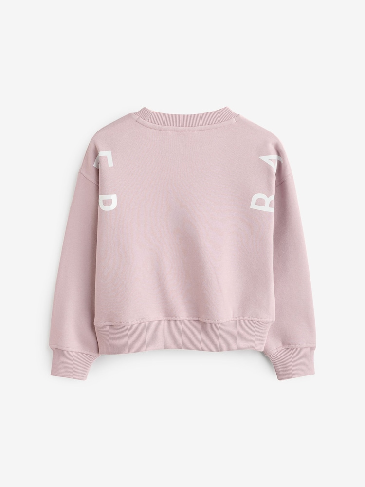Baker by Ted Baker Roze/Crème Multi Sweaters met Ronde Hals 2 Pack - Image 4 of 5