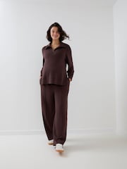 JoJo Maman Bébé Co-ord Premium Jersey Maternity Half Zip Sweatshirt - صورة 3 من 6