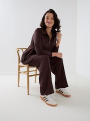 JoJo Maman Bébé Co-ord Premium Jersey Maternity Half Zip Sweatshirt - صورة 6 من 6