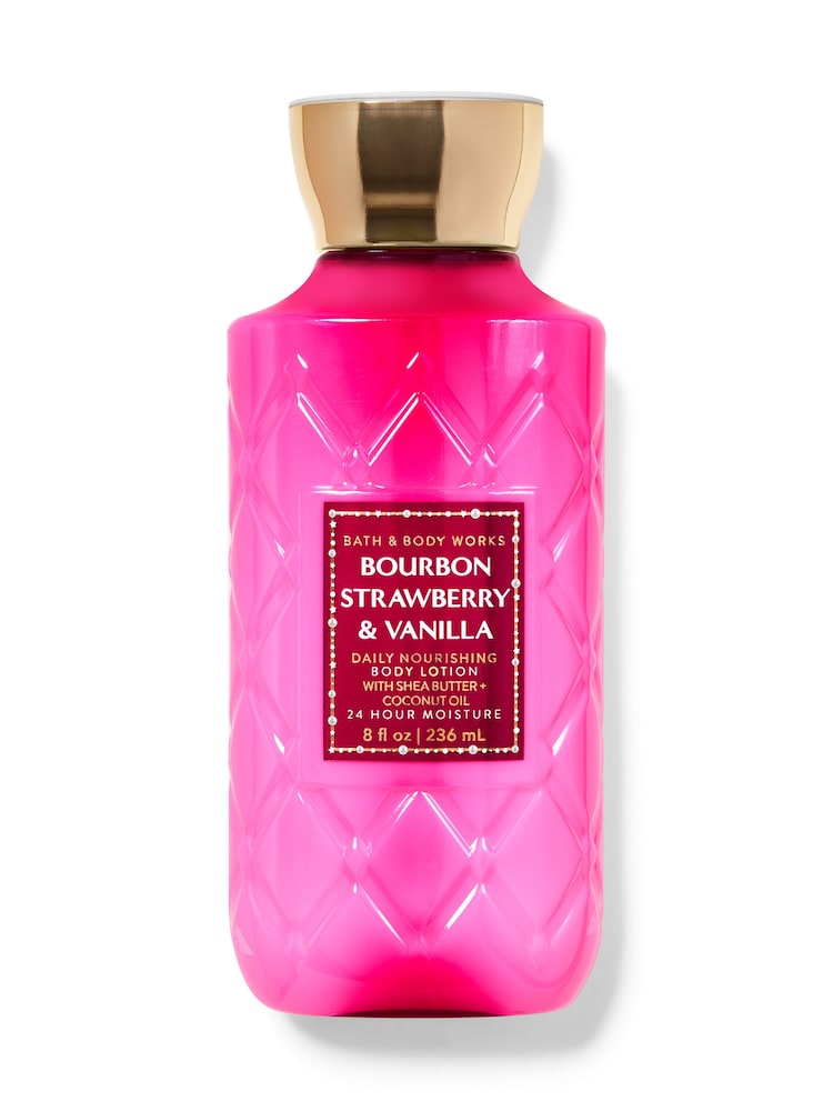 Bath & Body Works Bourbon Strawberry & Vanilla Body Lotion - Image 1 of 2