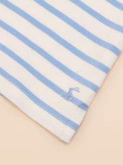 Joules Girls' Harbour Blue Long Sleeve Jersey Top - Image 4 of 4