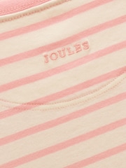 Joules Astra Pink Stripe Horse Applique Cotton T-Shirt - Image 4 of 4