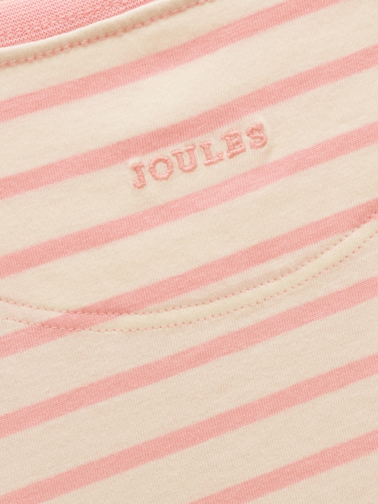 Pink Stripe Horse - Joules Astra Applique Cotton T-Shirt - Imagen 4 de 4 Pink Stripe Horse - Joules Astra Applique Cotton T-Shirt - Imagen 4 de 4