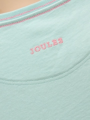 Joules Astra Light Blue Applique Cotton T-Shirt - Image 5 of 5