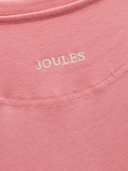 Joules Let's Go 100% Cotton Pink Short Sleeve T-Shirt - Image 4 of 4