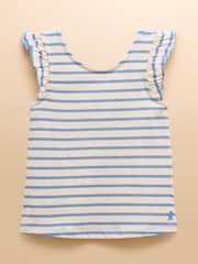 Joules Butterfly Pink/Blue Pack of Two Frill Vests - Image 2 of 9