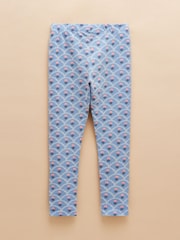 Joules Deedee Blue/Pink Pack of Two Jersey Leggings - Image 4 of 7