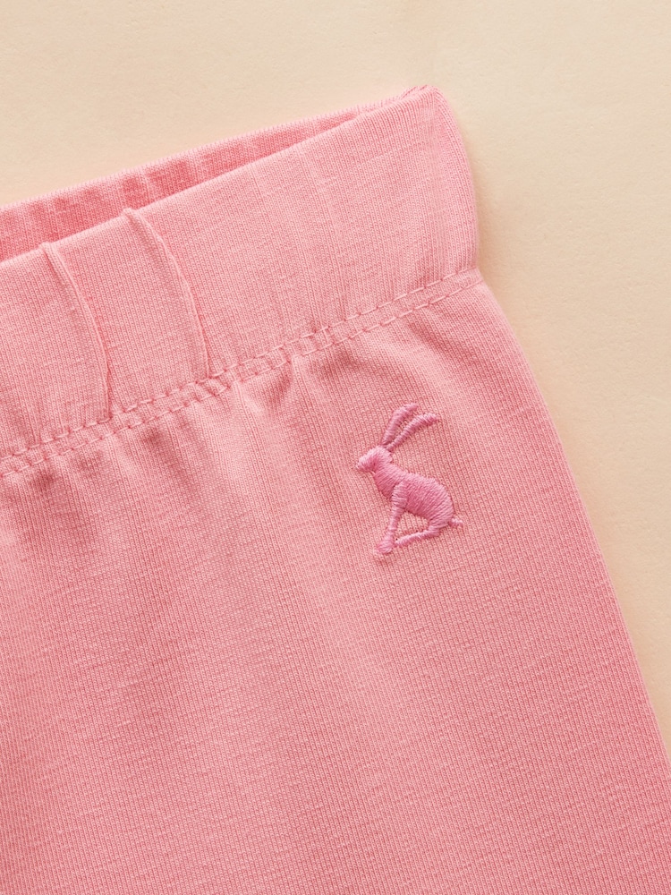 Joules Deedee Blue/Pink Pack of Two Jersey Leggings - Image 7 of 7