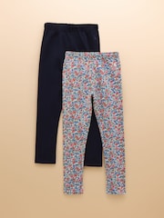 Mornarica - Joules Deedee Pack of Two Jersey Leggings - Slika 1 iz 9