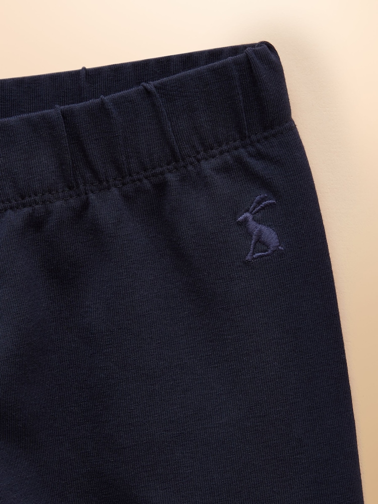 Joules Deedee Navy Pack of Two Jersey Leggings - Image 8 of 9