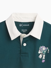 Gap Green Buzz Lightyear Disney Rugby Polo Shirt (6mths-5yrs) - Image 3 of 3