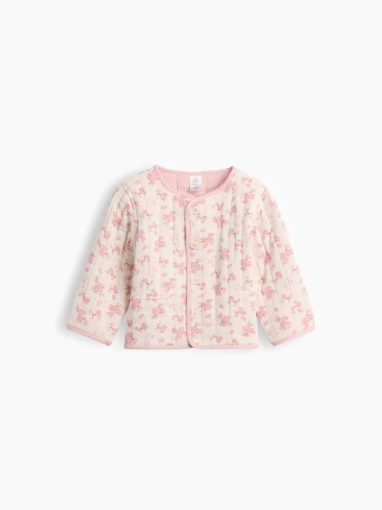Gap Quilted Gauze Reversible Jacket (3-24mths) - Bild 1 av 3