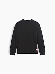 Melns - Gap Marvel Relaxed Graphic Long Sleeve T-Shirt (4-13yrs) - Attēls 2 no 3