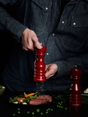 Cole & Mason Red Gloss London 180mm Salt and Pepper Mills - Image 3 of 6