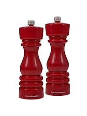 Cole & Mason Red Gloss London 180mm Salt and Pepper Mills - Image 5 of 6